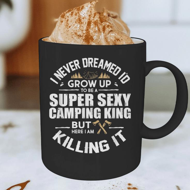 Camping Men Camper RV Camping Vacation Camping Dad Graphic Print Coffee Mug