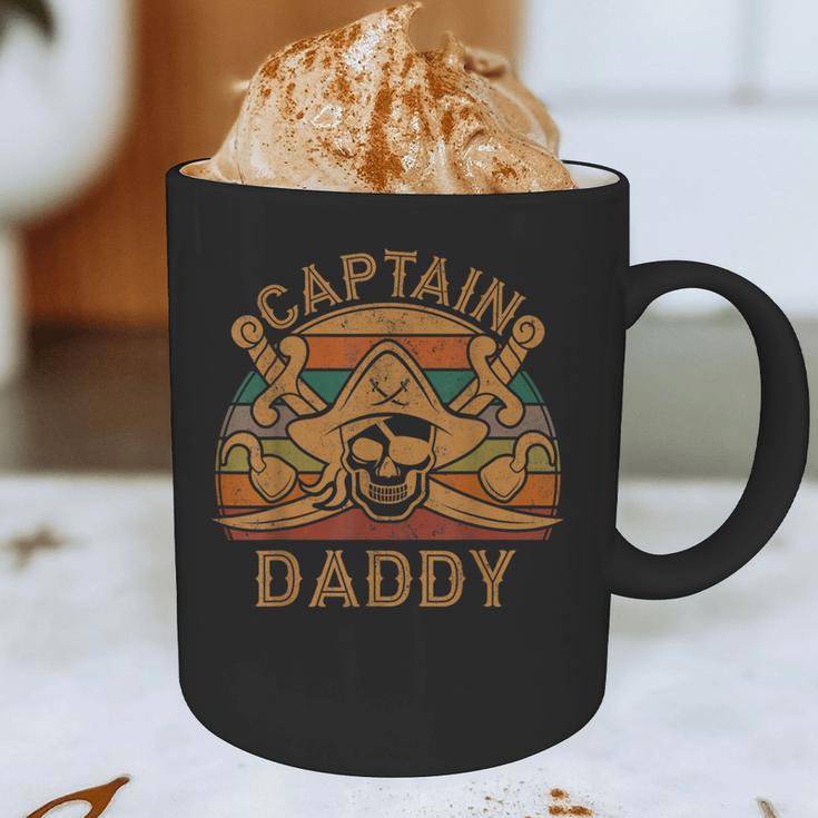Captain Daddy Pirate Jolly Roger Flag Dad Halloween Graphic Print Coffee Mug