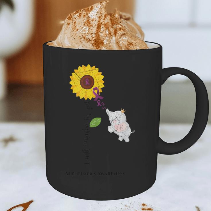 Caring Memory Elephant Sunflower Alzheimer Graphic Print Coffee Mug