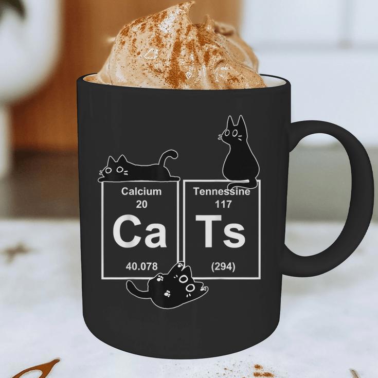 Cat Chemistry Periodic Table Cat Dad Cat Mom Graphic Print Coffee Mug