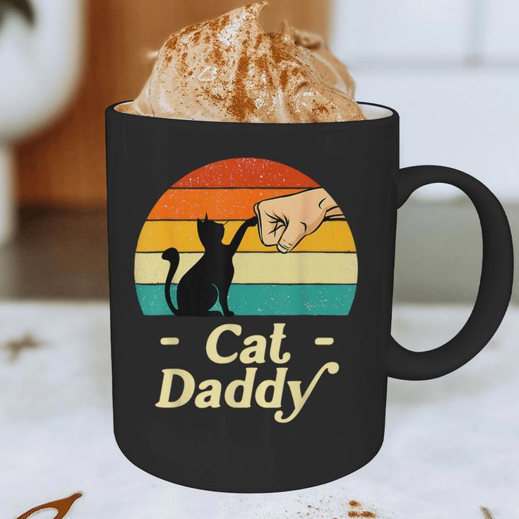Cat Daddy Vintage Cat Lover Cat Dad Fathers Day Graphic Print Coffee Mug
