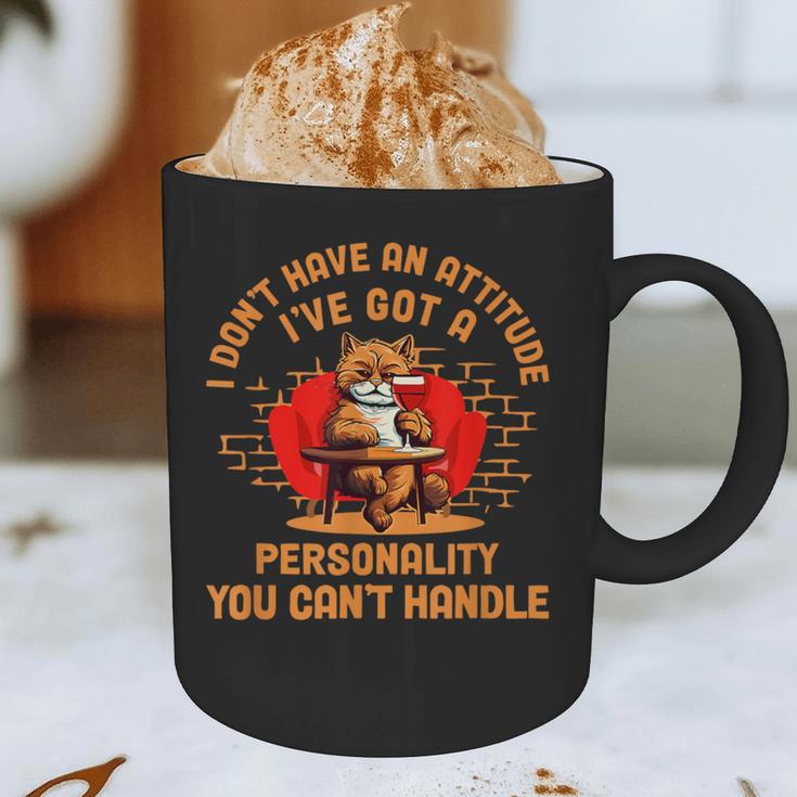 Cat Drinking Wine Solitude Party Introvert Personality For Men Women Graphic Print Coffee Mug Cat Drinking Wine Solitude Party Introvert Personality For Men Women Graphic Print Coffee Mug