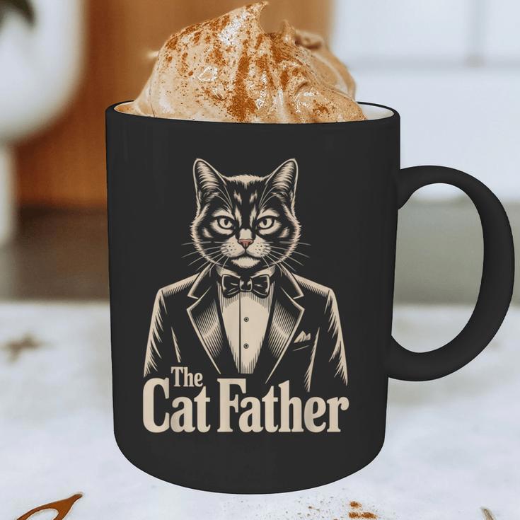 Cat Lover The CatFather Cat Dad Graphic Print Coffee Mug