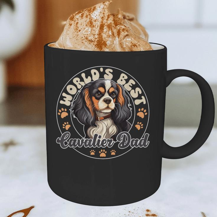 Cavalier King Charles Spaniel Dog World's Best Cavalier Dad Graphic Print Coffee Mug
