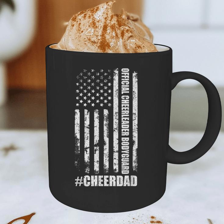 Cheer Dad Bodyguard Family Father Cheerleader Squad Graphic Print Coffee Mug