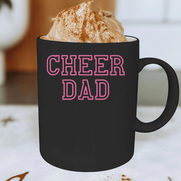 Cheer Dad Pink Cheerleading Graphic Print Coffee Mug