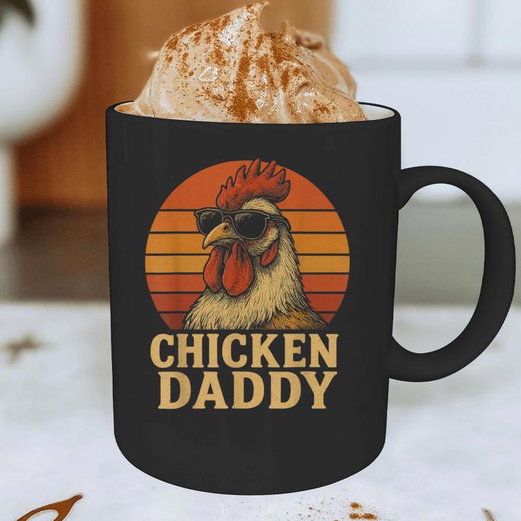 Chicken Daddy Vintage Chicken Dad Farmer Poultry Farmer Graphic Print Coffee Mug