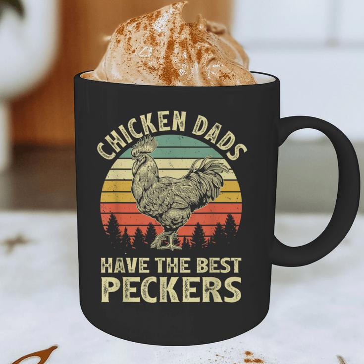 Chicken Dads Have The Best Peckers Vintage Apparel Graphic Print Coffee Mug Chicken Dads Have The Best Peckers Vintage Apparel Graphic Print Coffee Mug