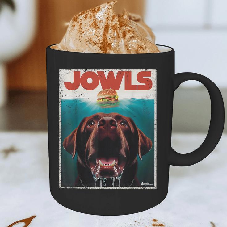 Chocolate Lab Jowls Labrador Retriever Dog Mom Dad Graphic Print Coffee Mug