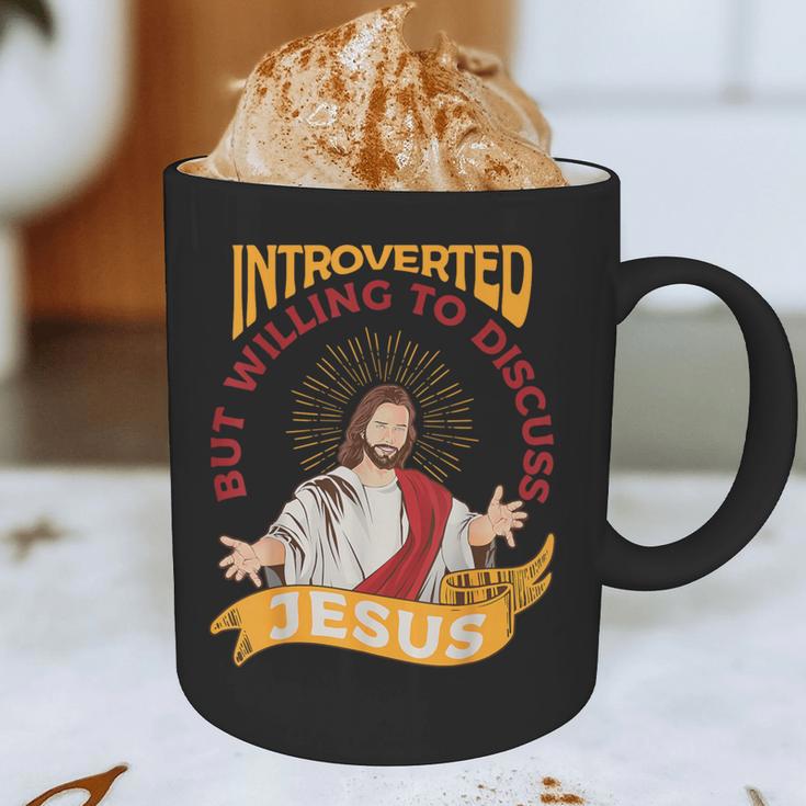 Christian Jesus Religious Sayings Catholic Introvert Graphic Print Coffee Mug Christian Jesus Religious Sayings Catholic Introvert Graphic Print Coffee Mug