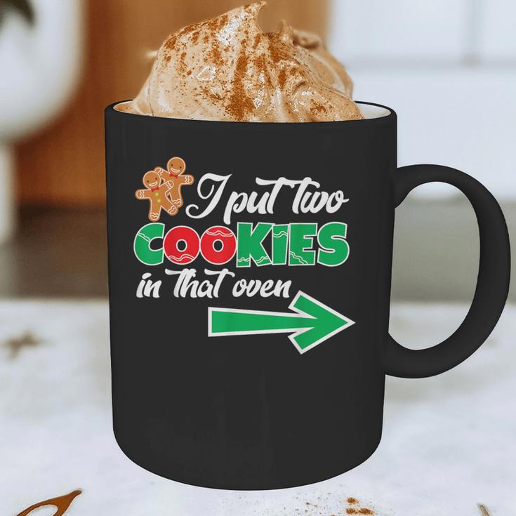 Christmas Twins Expecting Dad T-Shirt Pregnant Wife Tee Graphic Print Coffee Mug