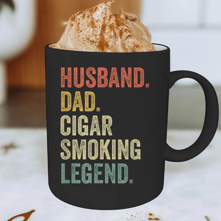 Cigar Lover For Dad Men Vintage Cigar Saying Graphic Print Coffee Mug