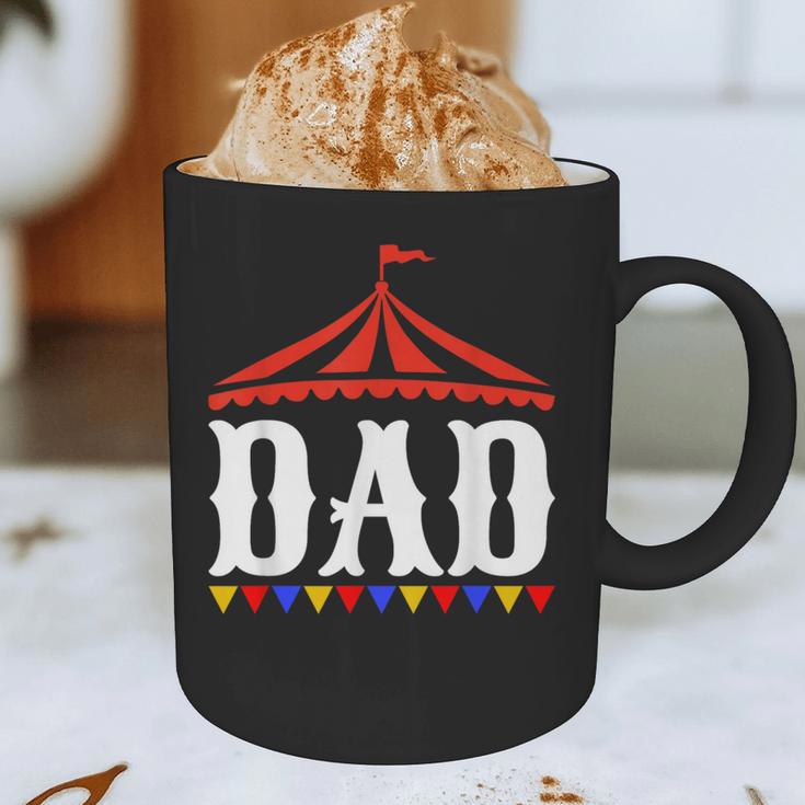 Circus Dad Of The Birthday Boy & Girl Carnival Family Outfit Graphic Print Coffee Mug