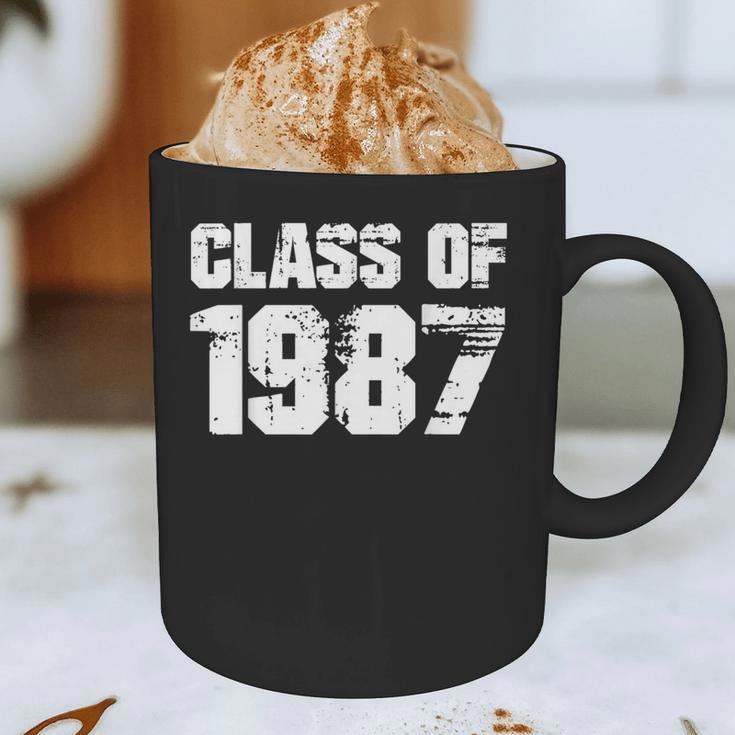 Class Of 1987 High School College Graduation Reunion Graphic Print Coffee Mug