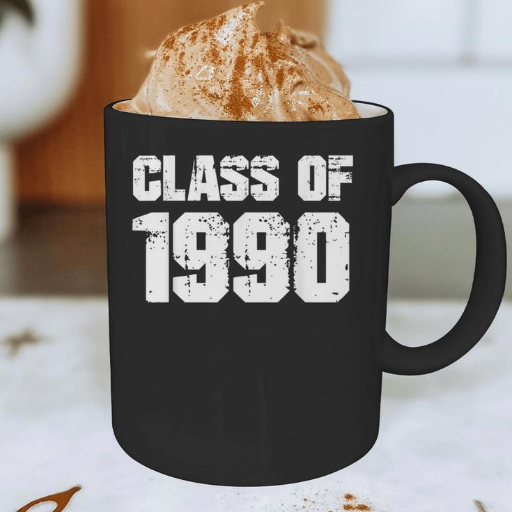 Class Of 1990 High School College Graduation Reunion Graphic Print Coffee Mug