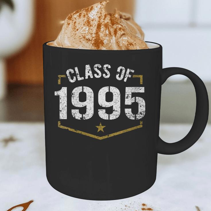 Class Of 1995 School Reunion Graduation Vintage Style Graphic Print Coffee Mug