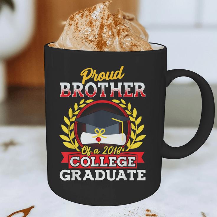 Class Of 2018 Graduation Tshirt For Brother Of Graduate Graphic Print Coffee Mug