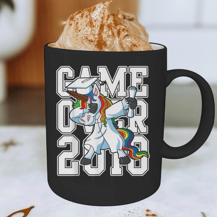 Class Of 2018 Graduation Dabbing Unicorn Shirt Graphic Print Coffee Mug