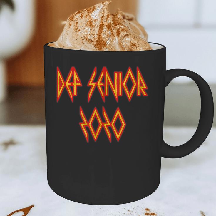 Class Of 2020 Senior 80s And 90s Rock Style Graduation Graphic Print Coffee Mug