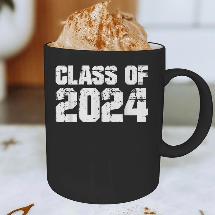 Class Of 2024 High School College Graduation Reunion T-Shirt Graphic Print Coffee Mug