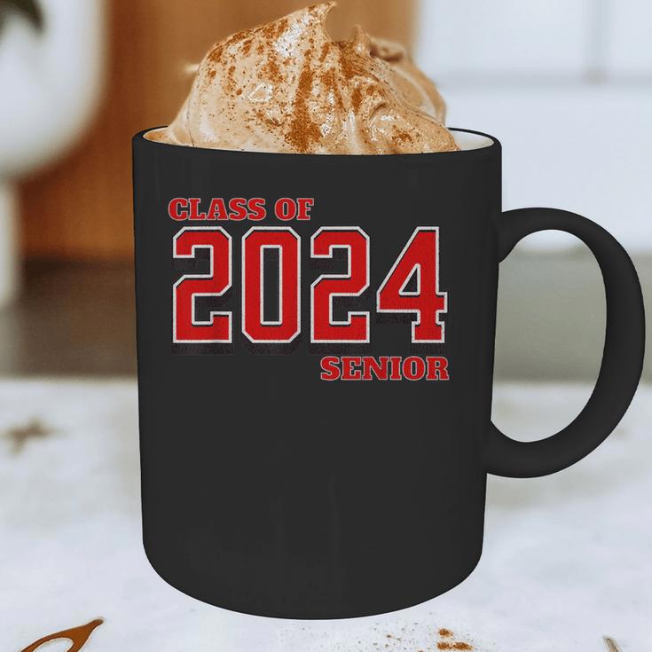 Class Of 2024 Senior Back To School Vintage Graduation Tee Graphic Print Coffee Mug