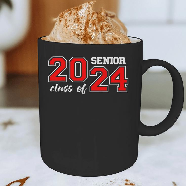 Class Of 2024 Senior Year Boys Girls School Graduation Graphic Print Coffee Mug