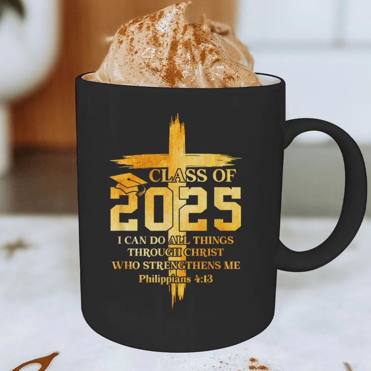 Class Of 2025 Christian Graduation Senior Graduate Men Women Graphic Print Coffee Mug