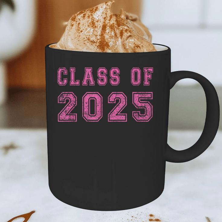 Class Of 2025 High School Graduation Date GraduateShirt Graphic Print Coffee Mug
