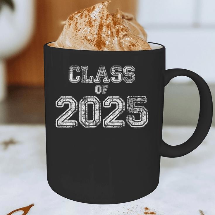 Class Of 2025 Senior 2025 Graduation Vintage School Spirit Graphic Print Coffee Mug