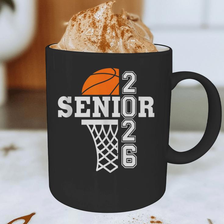 Class Of 2026 Basketball Senior 26 Player Team Graduation Graphic Print Coffee Mug