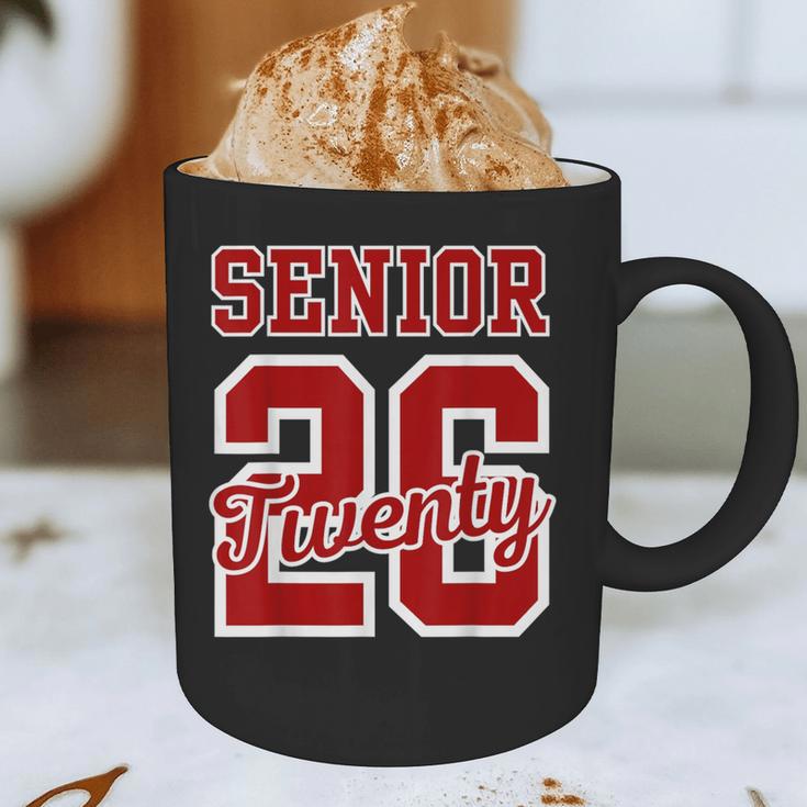 Class Of 2026 Senior 2026 Senior Twenty 26 Graduation Men Graphic Print Coffee Mug