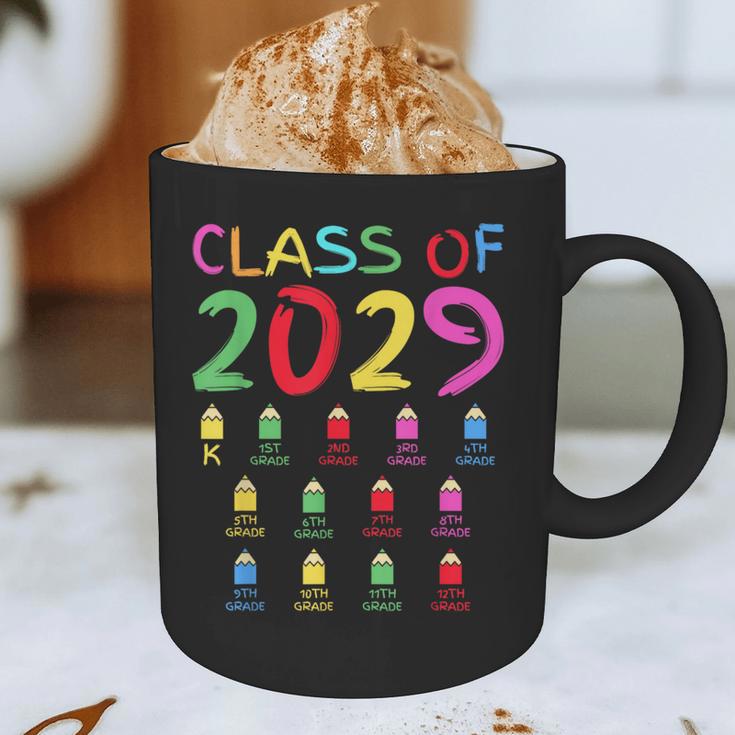 Class Of 2029 Senior Class 2029 Idea Graduation Grow With Me Graphic Print Coffee Mug