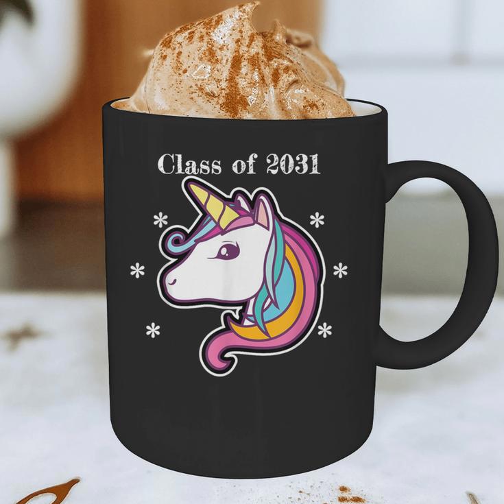 Class Of 2031 Graduation Year UnicornShirt Graphic Print Coffee Mug