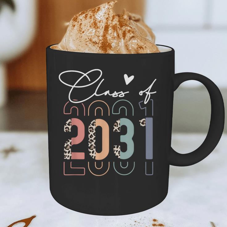 Class Of 2031 School College Retro Graduation Vintage Grad Graphic Print Coffee Mug