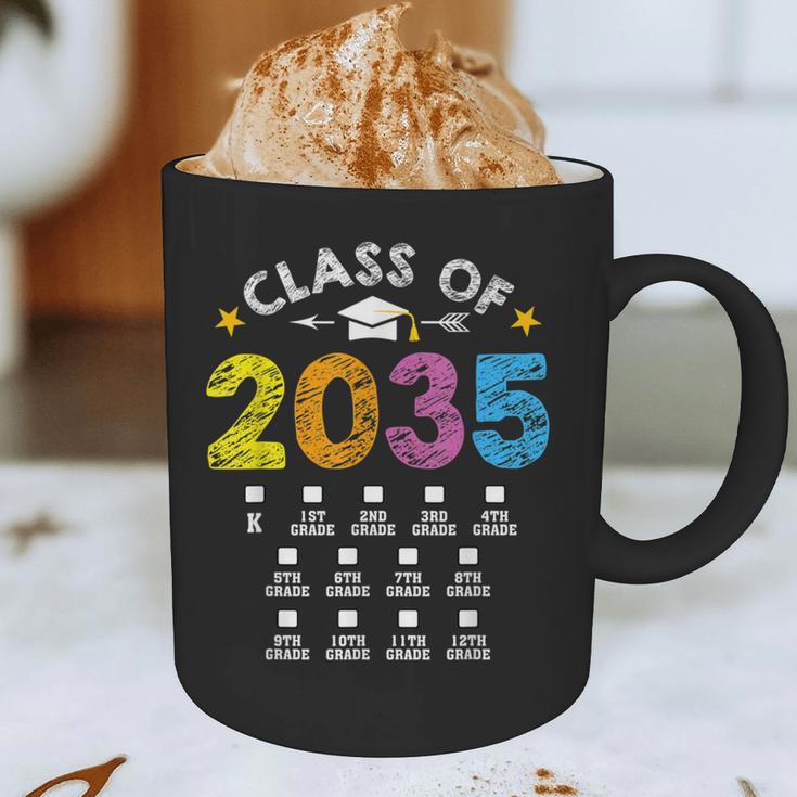 Class Of 2035 Grow With Me Checklist Graduation Graphic Print Coffee Mug