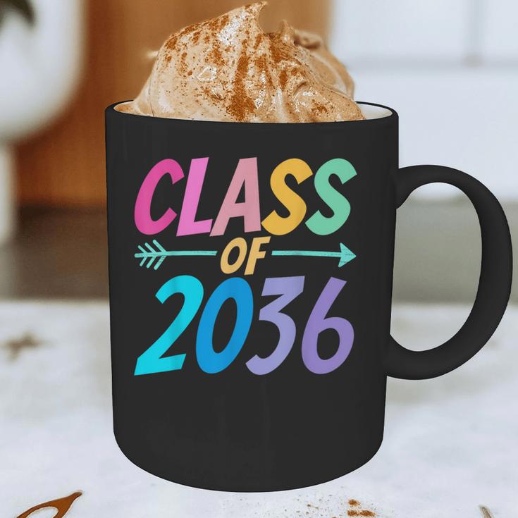 Class Of 2036 First Day Kindergarten Grow With Me Graduation Graphic Print Coffee Mug