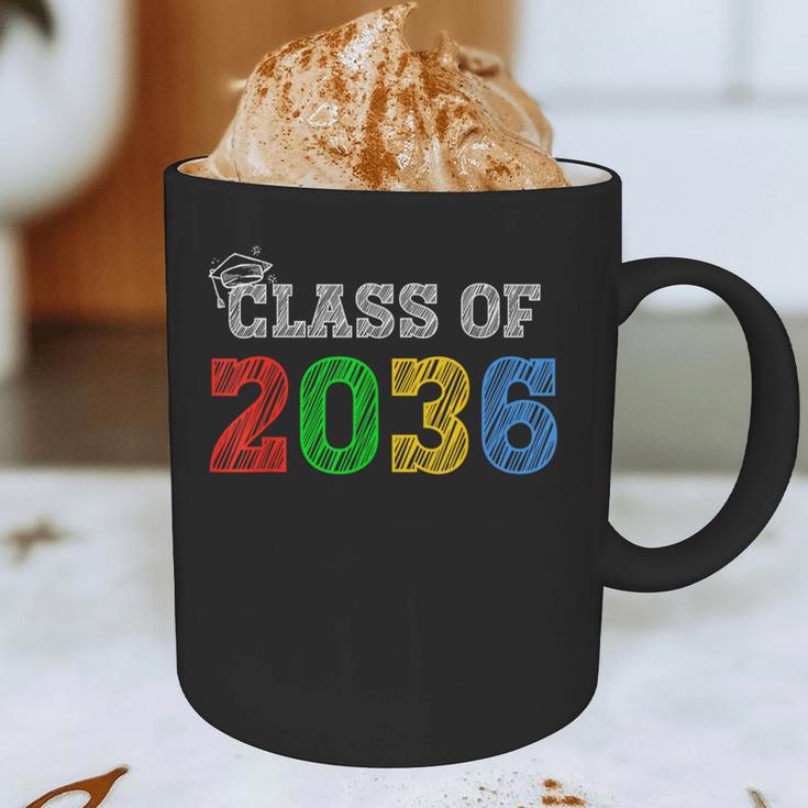 Class Of 2036 Grow With Me Graduation First Day Of School Graphic Print Coffee Mug