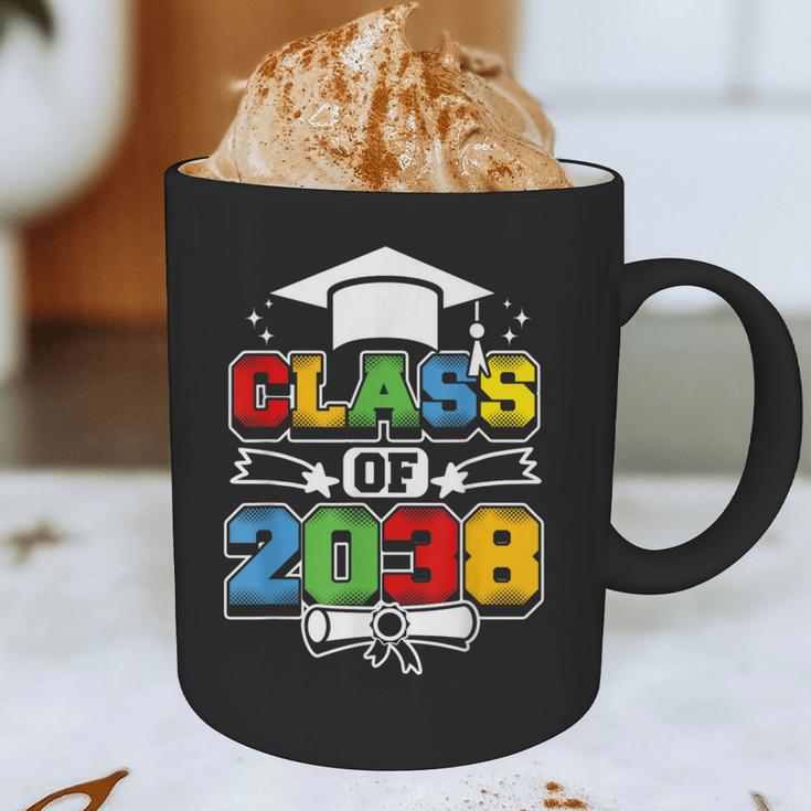 Class Of 2038 First Day Of School & Graduation 2038 Graphic Print Coffee Mug