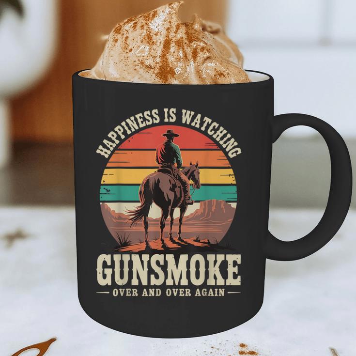 Classic Western Nostalgia Cowboy Sunset Graphic Print Coffee Mug