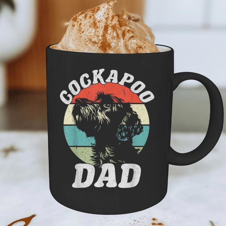 Cockapoo Dad Dog Father's Day Vintage Pet Men Women Kids Graphic Print Coffee Mug