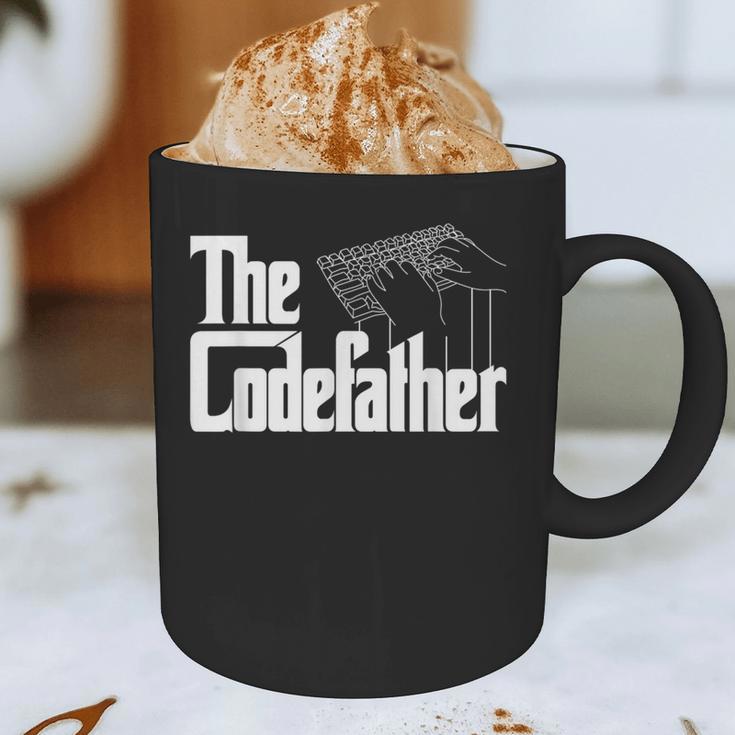 The Code Father Computer Coder Dad Programmer Graphic Print Coffee Mug