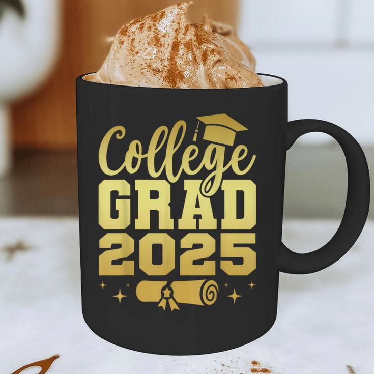 College Grad Class Of 2025 Senior Graduate Graduation Graphic Print Coffee Mug