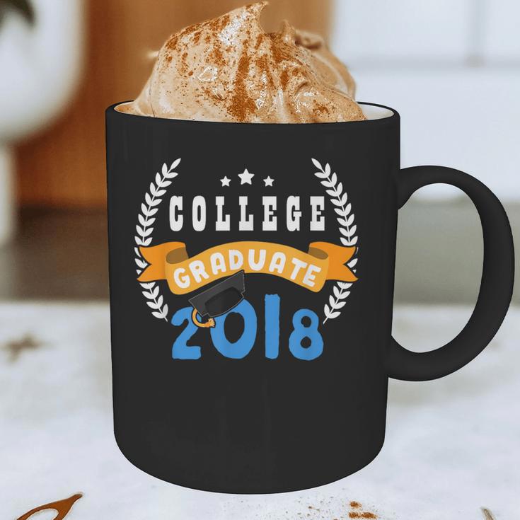 College Graduation Shirts Graduate Grad 2018 Graphic Print Coffee Mug