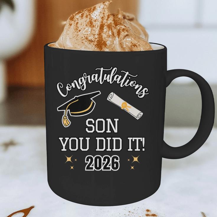 Congratulations Son You Did It Son Graduation 2026 Graphic Print Coffee Mug