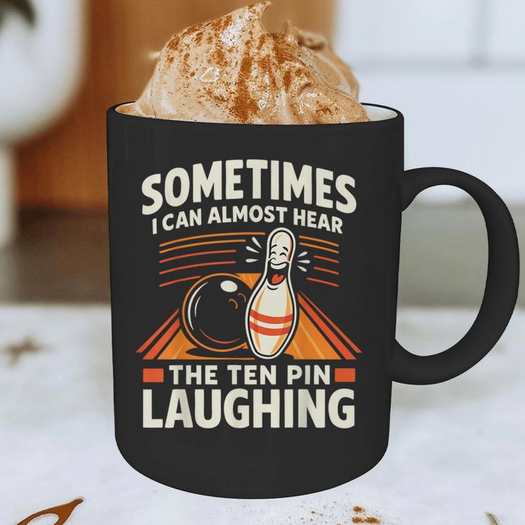 Cool Bowling Men Dad Bowler Fun Crazy Best Bowling Graphic Print Coffee Mug