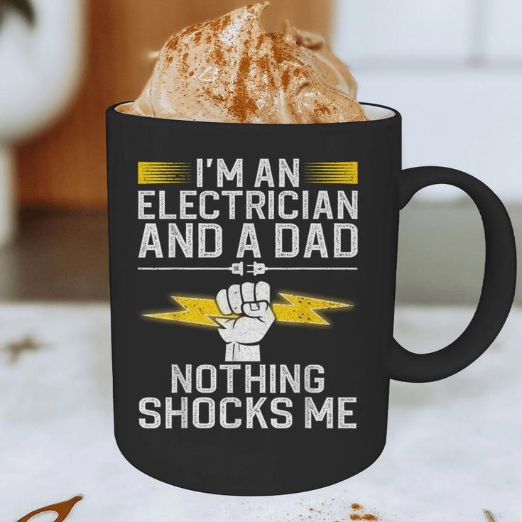 Cool Electrician For Men Dad Professional Electrician Graphic Print Coffee Mug