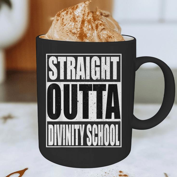 Cool Straight Outta Divinity School Graduation Shirt Graphic Print Coffee Mug