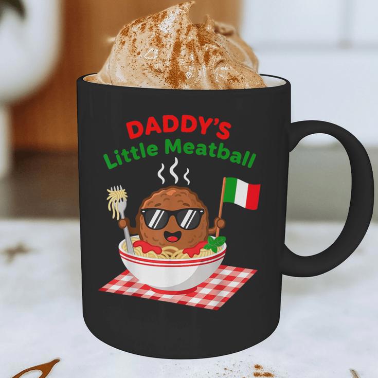 Couple Daddy's Little Meatball Italian Men Graphic Print Coffee Mug