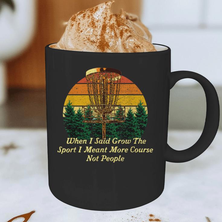 More Course Not People Disc Golf Introvert Golfer Antisocial Graphic Print Coffee Mug
