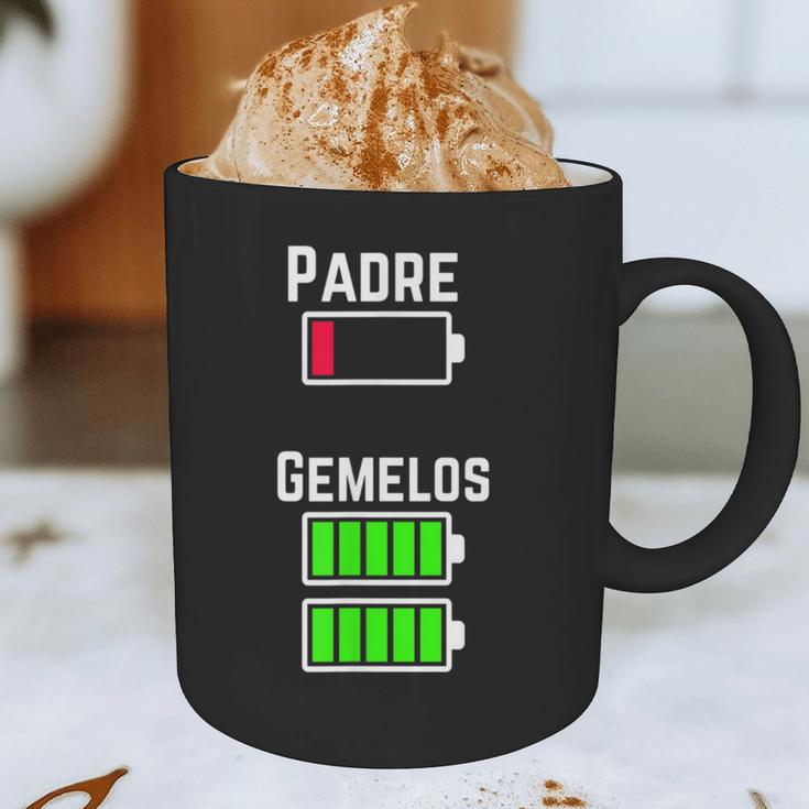 Cufflinks Battery Filled Tired Dad Low Battery Charge Graphic Print Coffee Mug